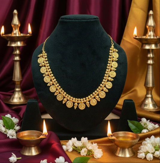 Lakshmi Kaasu Mala Necklace
