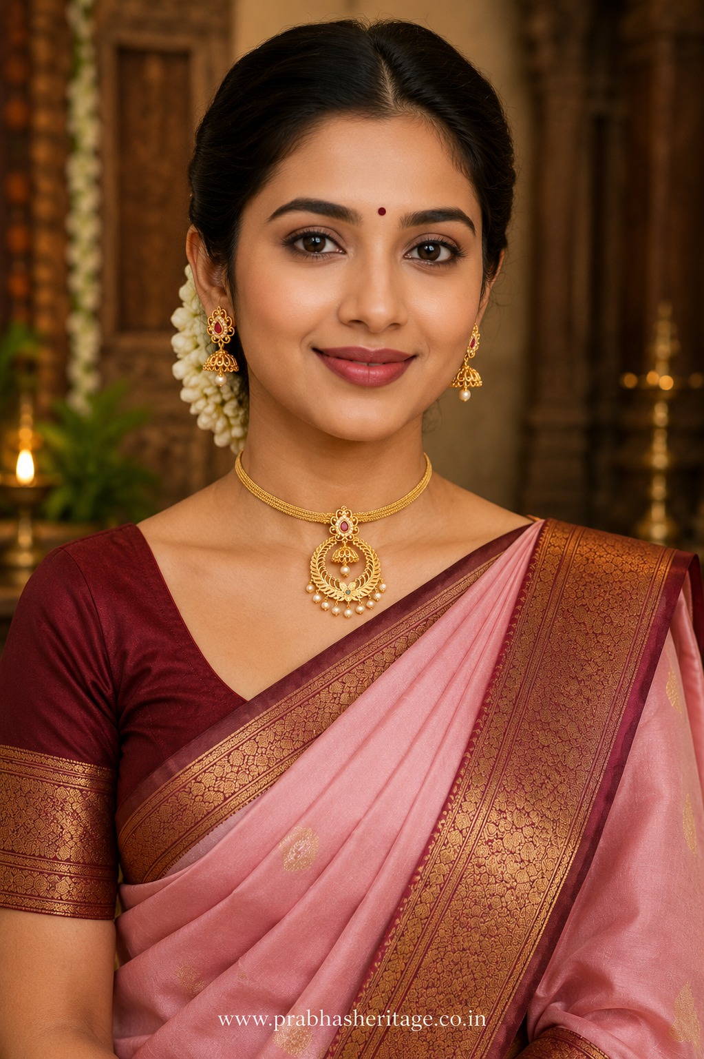 Ratna Mayuri Jhimikki Choker