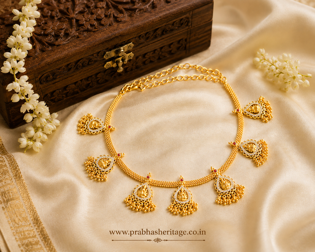 Lakshmi Thoranam Temple Necklace
