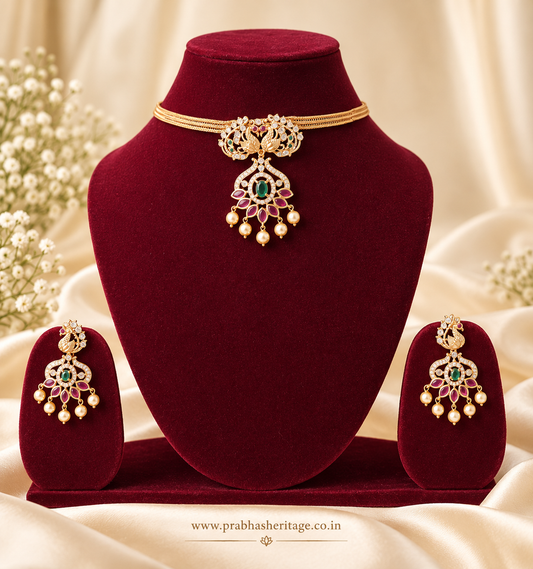 Mayura Padmam Necklace Set