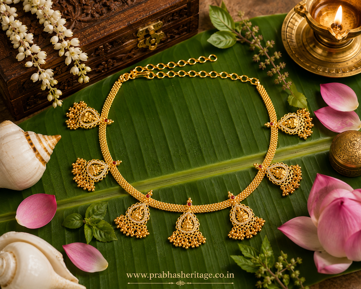 Lakshmi Thoranam Temple Necklace