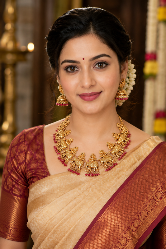 Gaja Lakshmi Vaibhava Necklace