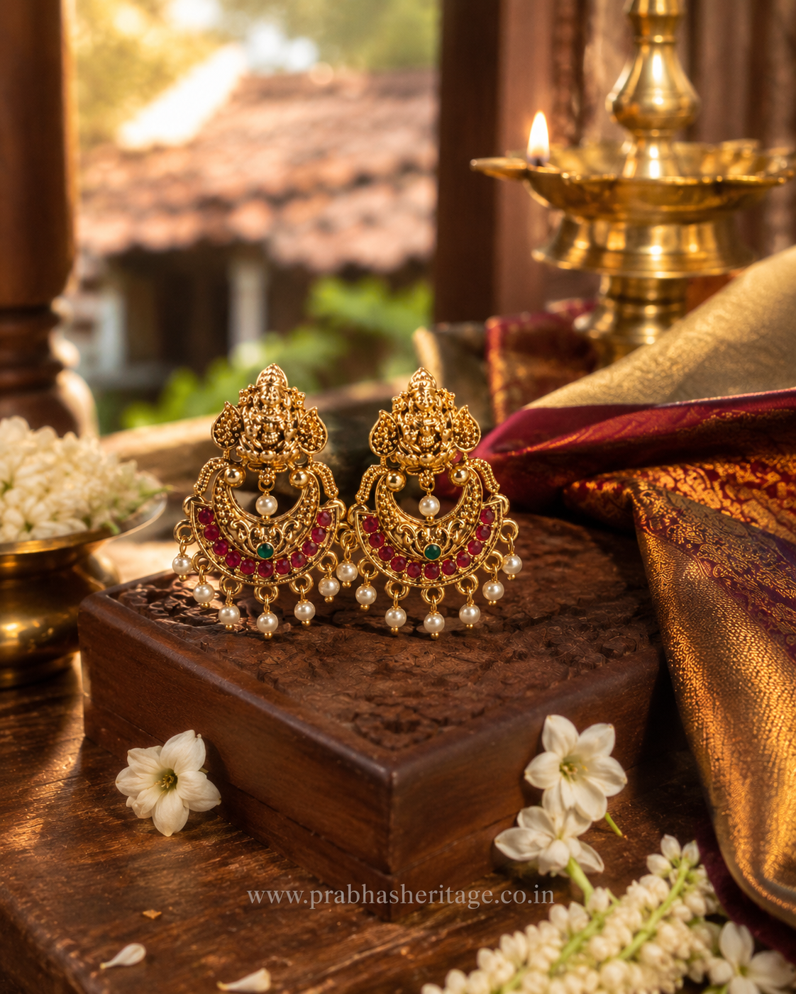 Sri Lakshmi Ratna Chandrika Earrings