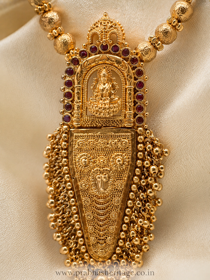Gaja Lakshmi Nettipattam - Gold Beads
