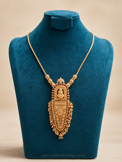 Gaja Lakshmi Nettipattam - Gold Beads