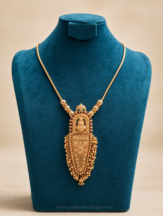 Gaja Lakshmi Nettipattam - Gold Beads