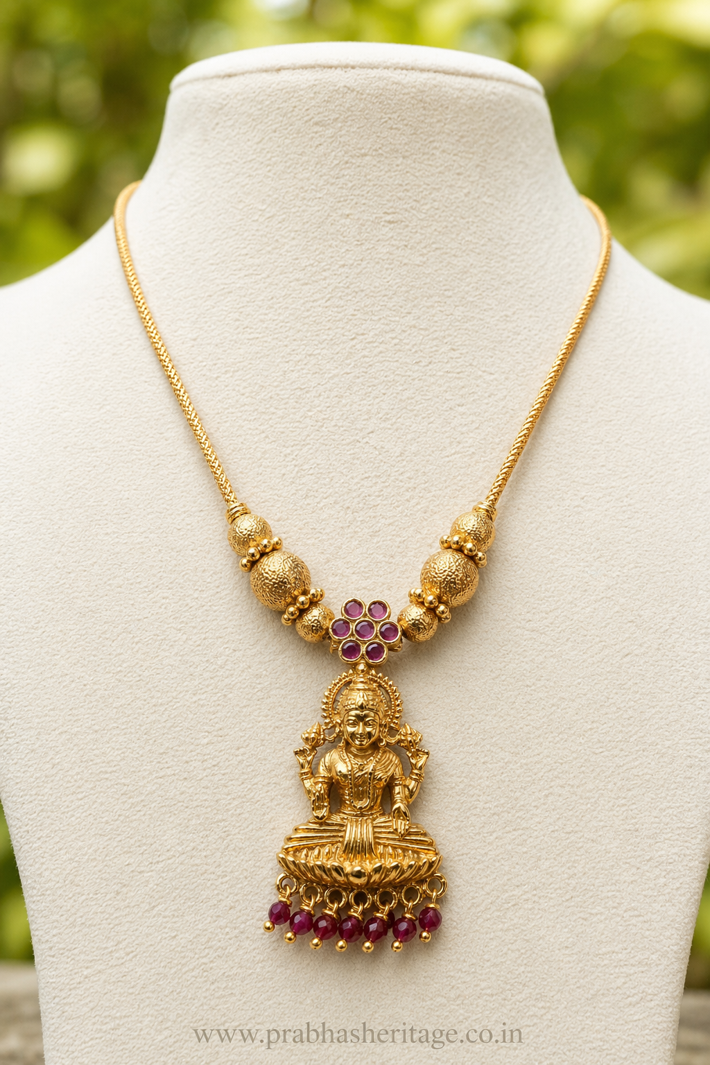 Padma Lakshmi Temple Necklace