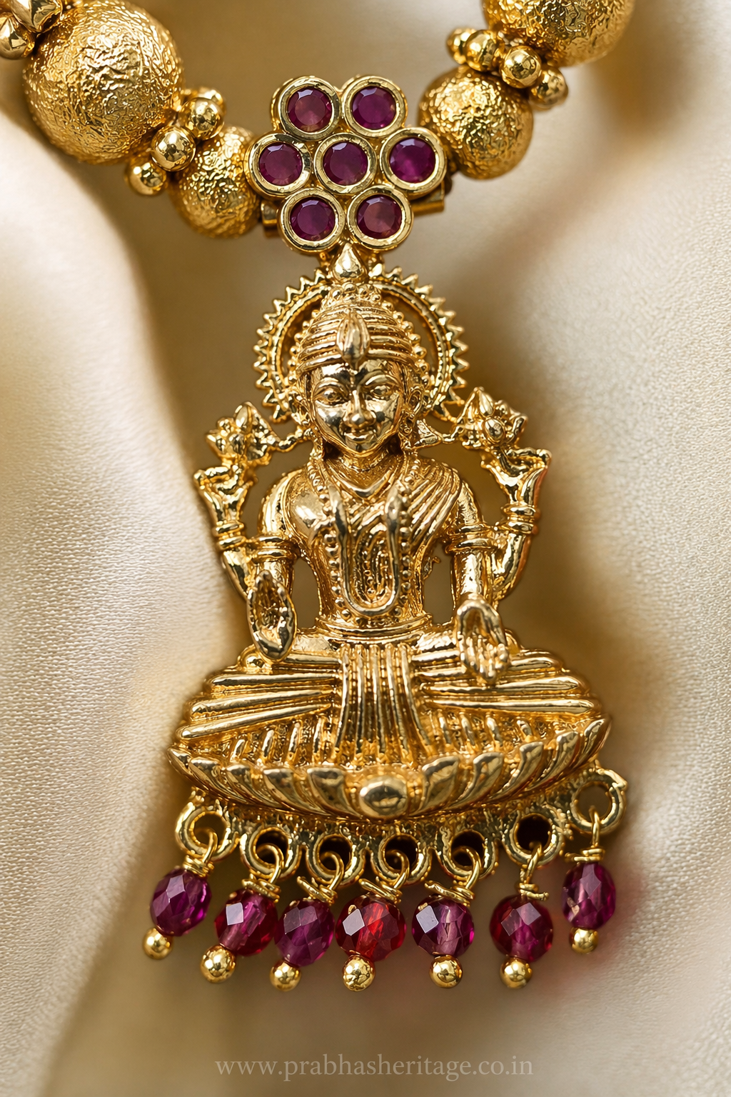 Padma Lakshmi Temple Necklace
