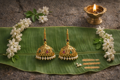 Lakshmi Heritage Ruby-Emerald Temple Jhimikki