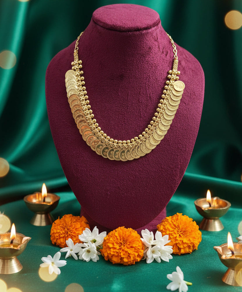Lakshmi Kaasu Mala Necklace