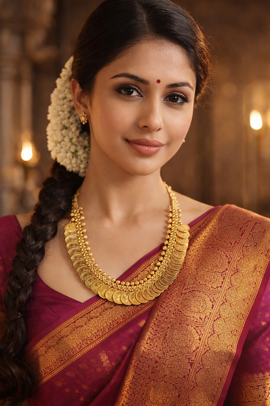 Lakshmi Kaasu Mala Necklace