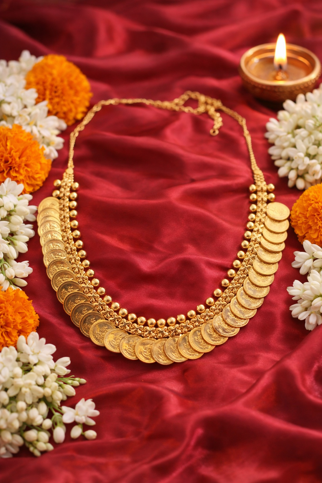 Lakshmi Kaasu Mala Necklace