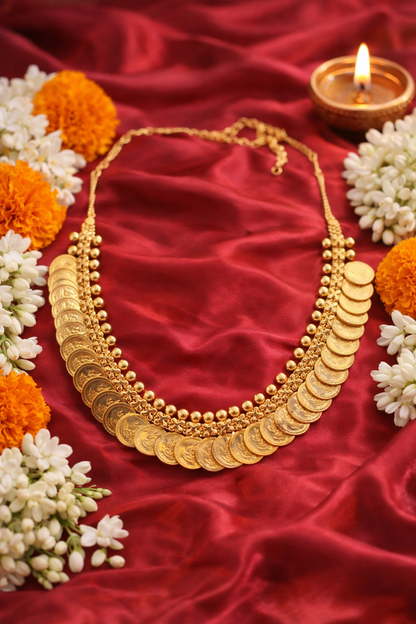 Lakshmi Kaasu Mala Necklace