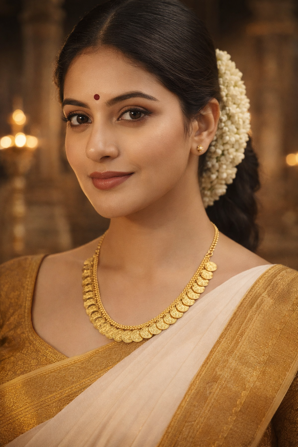 Lakshmi Kaasu Mala Necklace