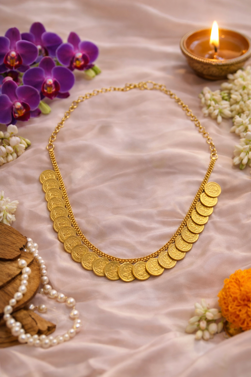 Lakshmi Kaasu Mala Necklace