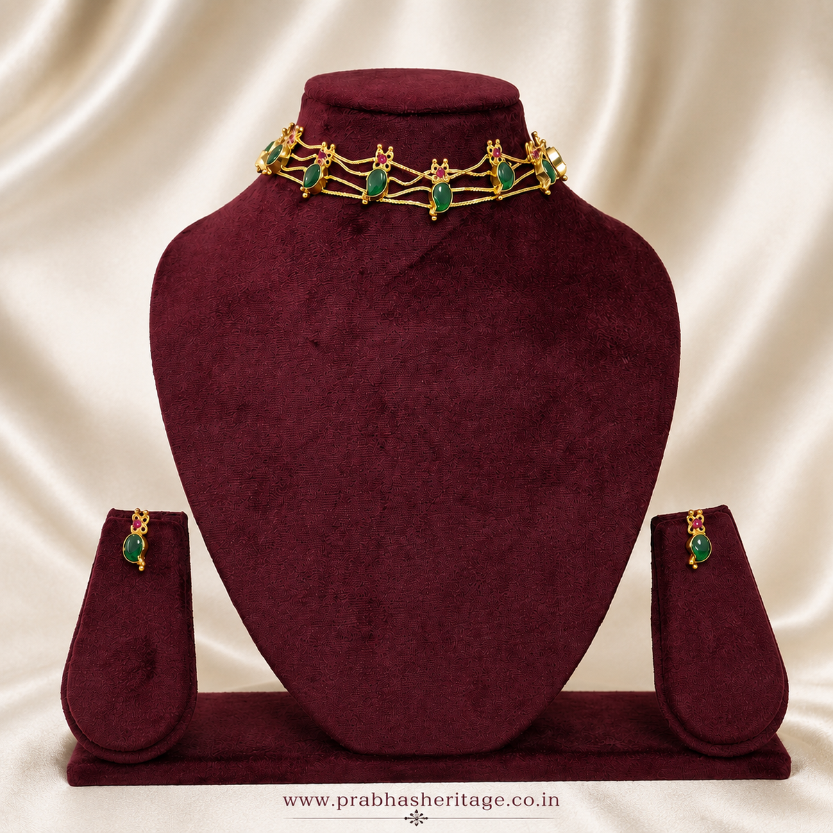 Pachai Manga Choker Set
